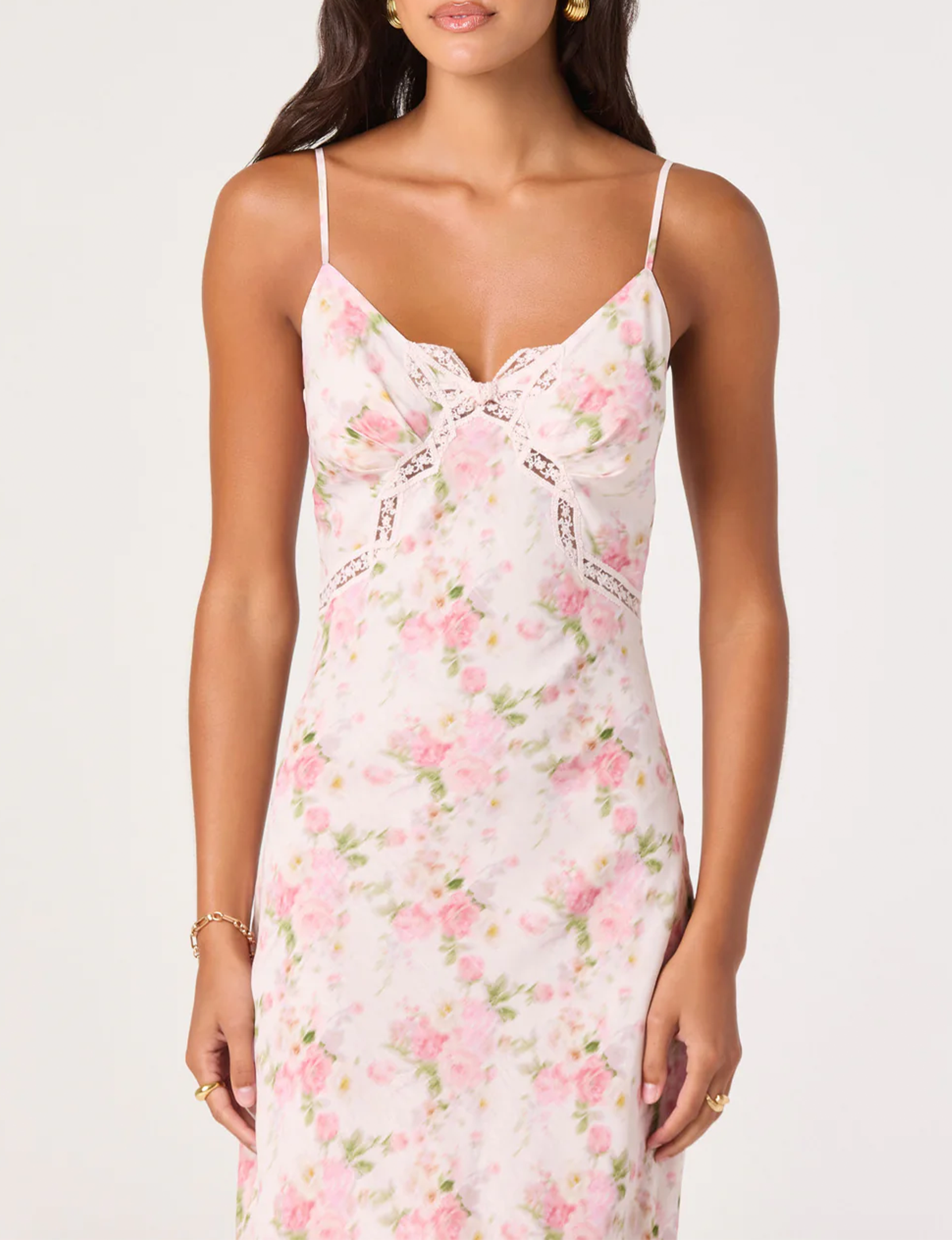 Liran Dress, Pink Floral