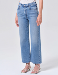Harper Mid Rise Straight Leg Crop, Kindle