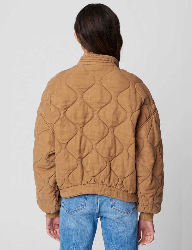 Soft Quilted Jacket, Chai Tea