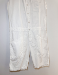 NSF Sleeveless Utility Romper, Cream