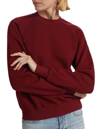 Classic Crewneck Sweater, Currant