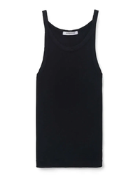 Annie Recycled Tank, True Black