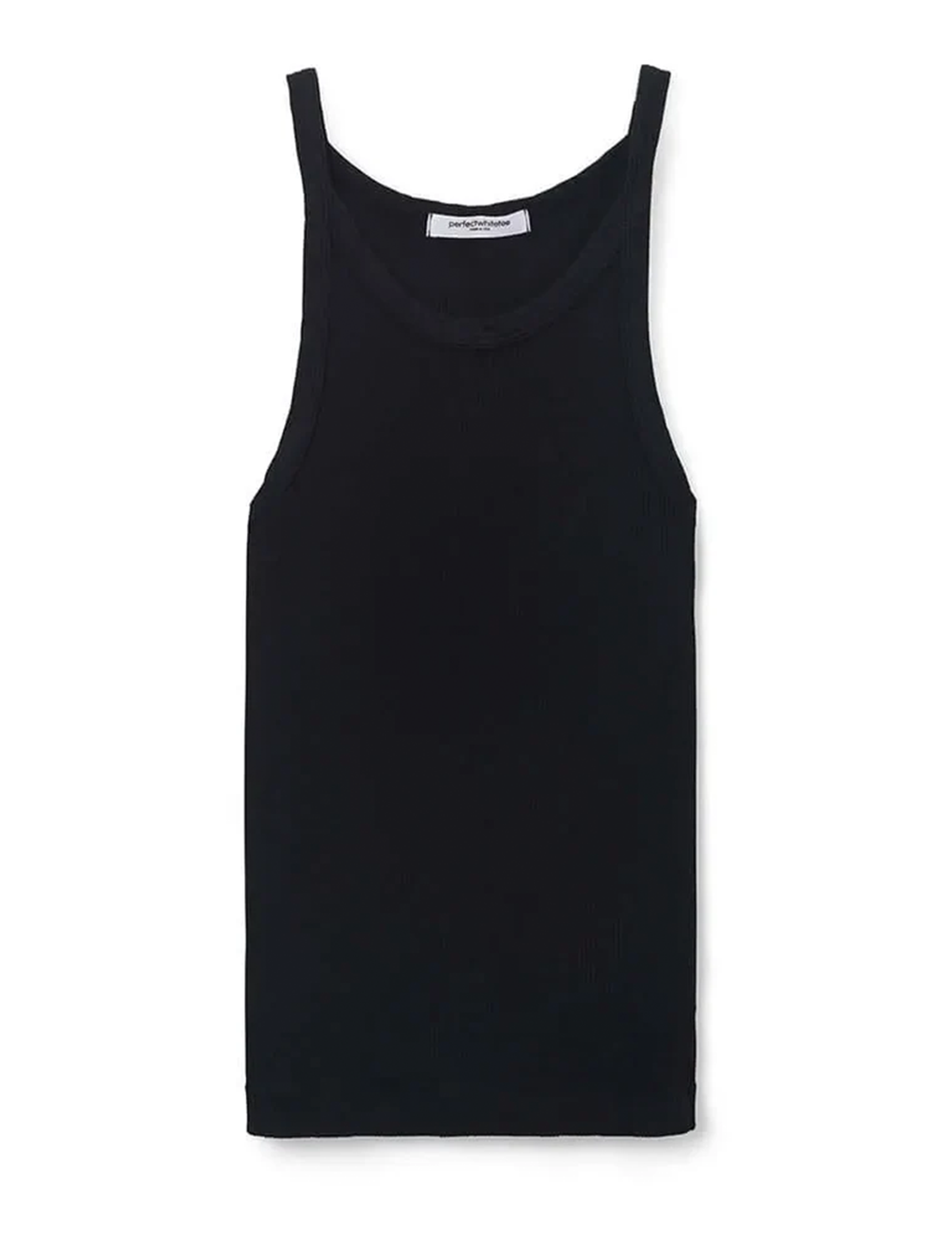 Annie Recycled Tank, True Black