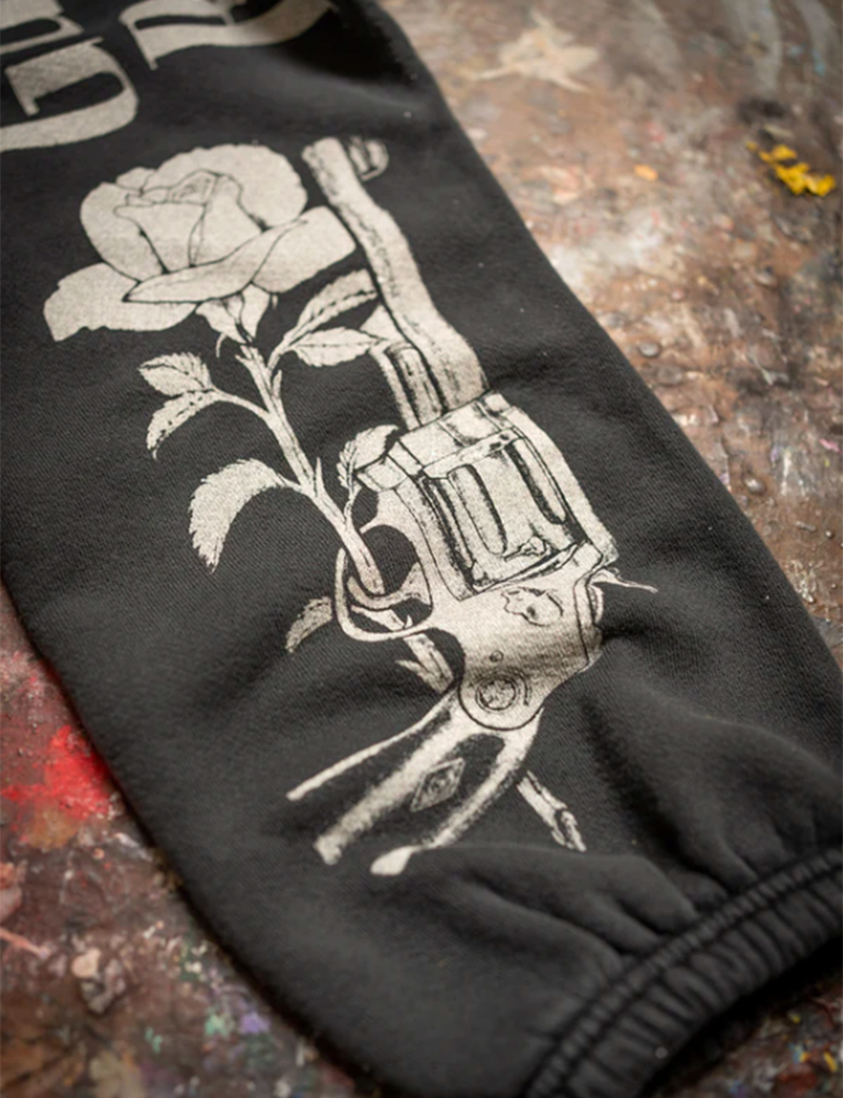 Guns N' Roses P.E. Sweatpant, Coal