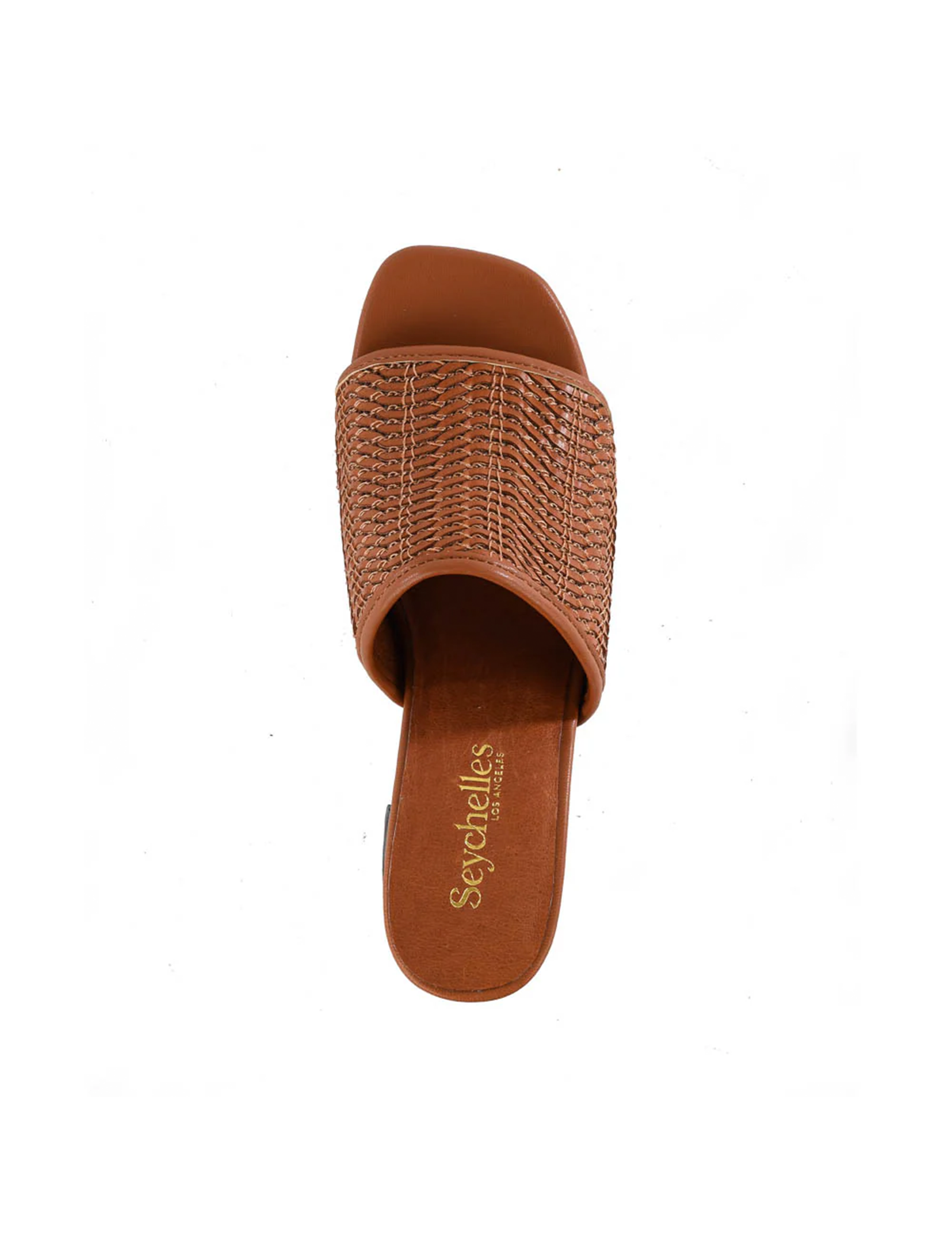 Adapt 3 Raffia Heel, Dark Tan