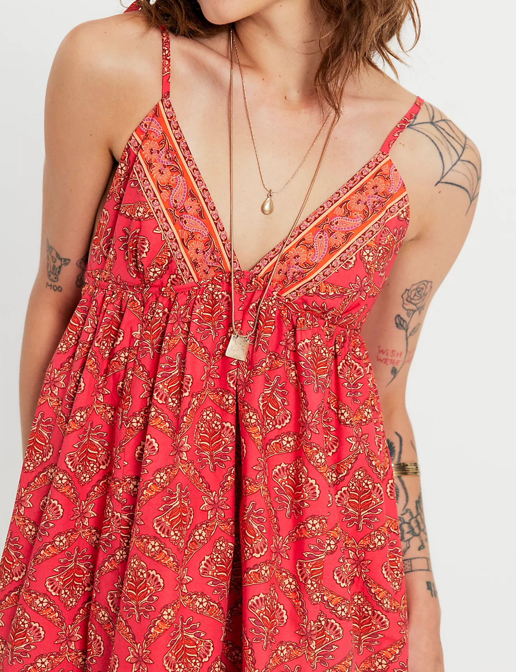 Sorrento Stroll Printed Maxi, Tart Berry/Combo
