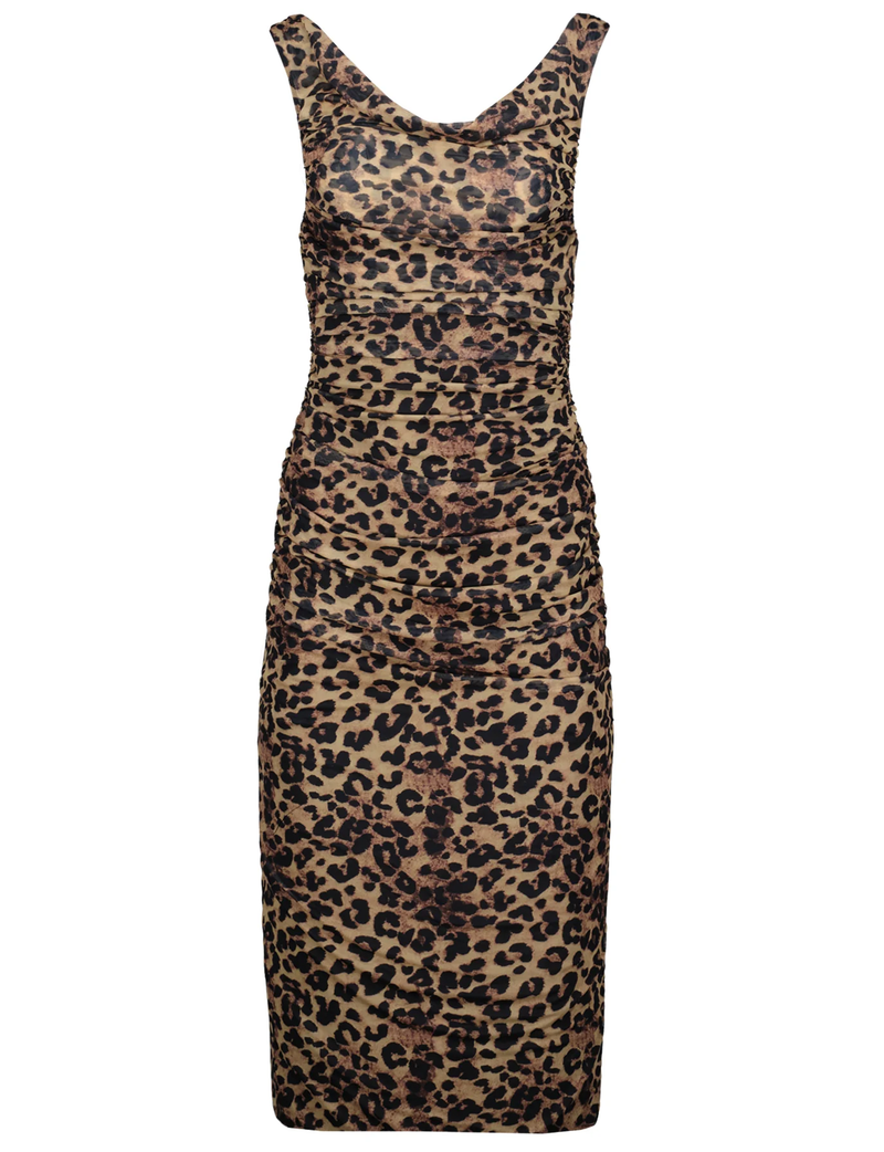 Natasha Dress, Leopard