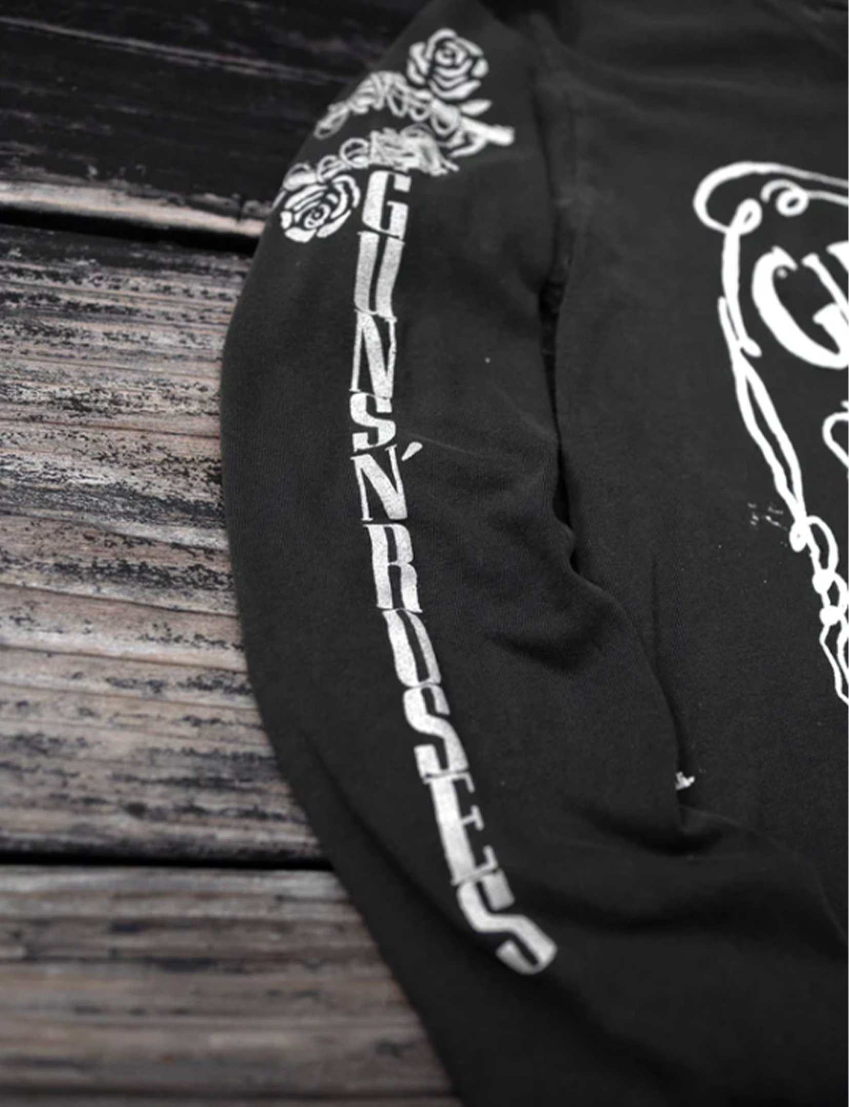 Guns N Roses Good Time LA Long Sleeve, Coal