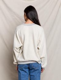 Oversized Ziggy Inside Out Sweatshirt, Heather Grey