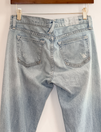 Textile Lennox Bell Bottom Jean, Light Wash