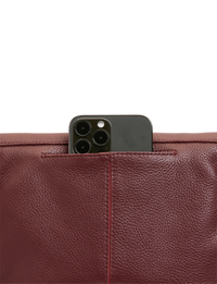 VIP Medium Handbag, Cherrywood/Bushed Gold