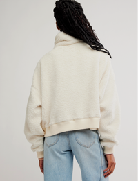 Alpine Sherpa Cardi, White Swan