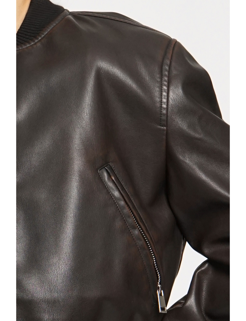 Washed Bomber, Brown