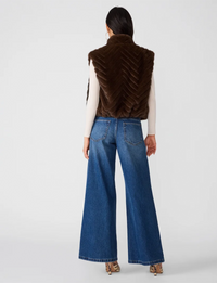 Luxie Vest, Dark Espresso