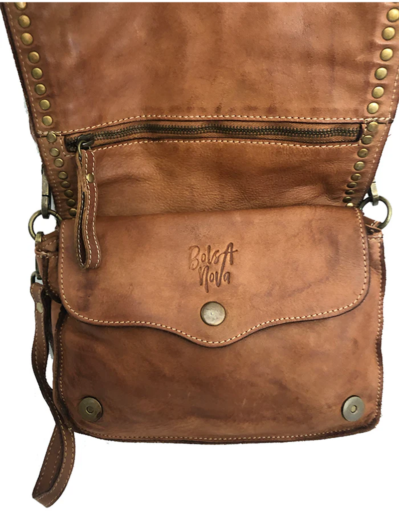 Marisa Crossbody Bag, Cognac