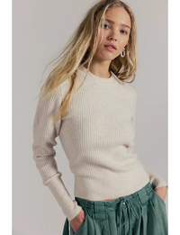 Even After Pullover, Almond Milk Heather