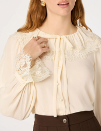 Emberly Top, Cream