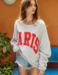 Oversized Paris Terry, Heather Grey