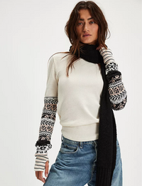 All In Cuff Thermal, Ivory/Combo