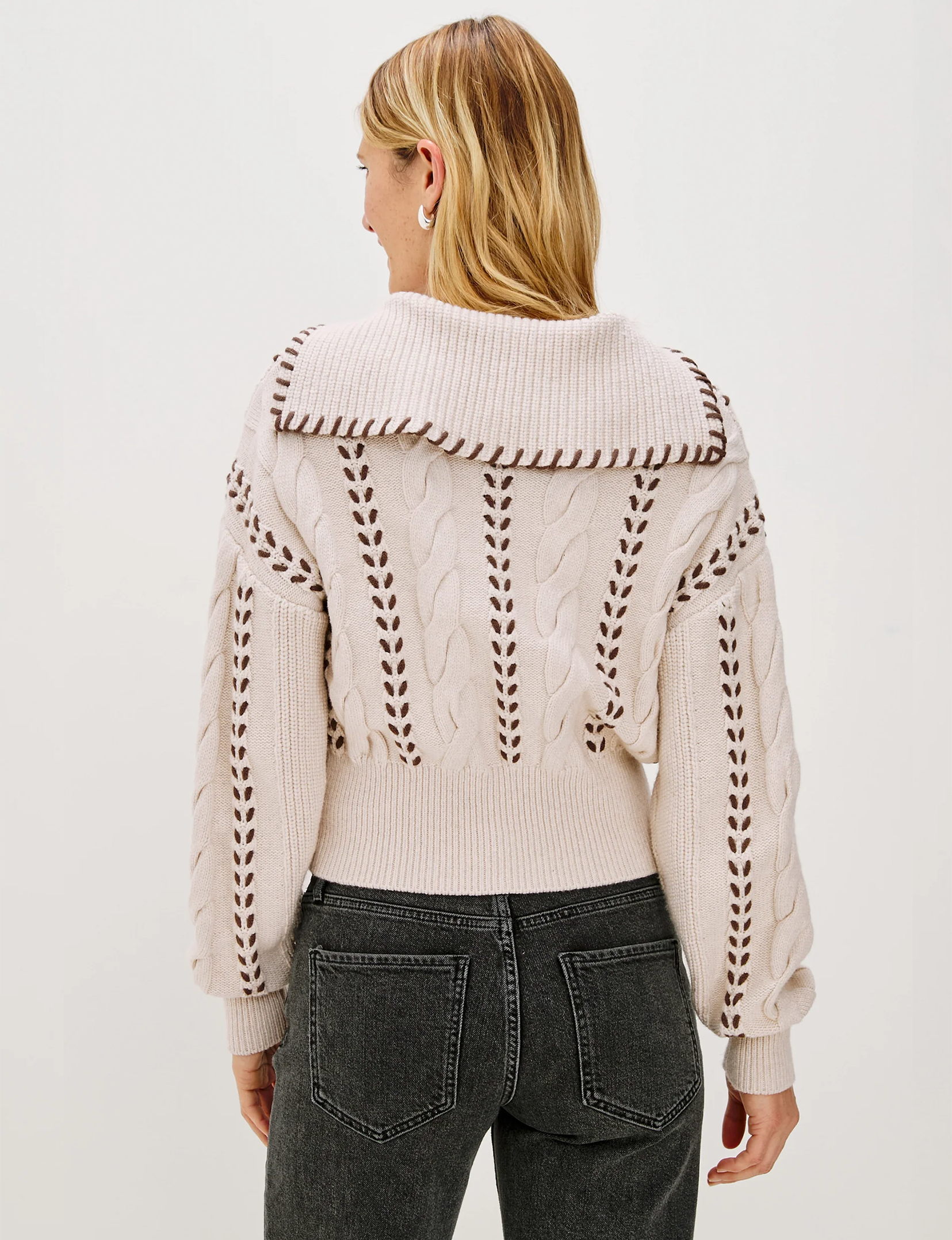Lune Sweater, Oatmeal Brown Whip