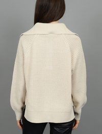 Calliope Turtleneck, White Beach