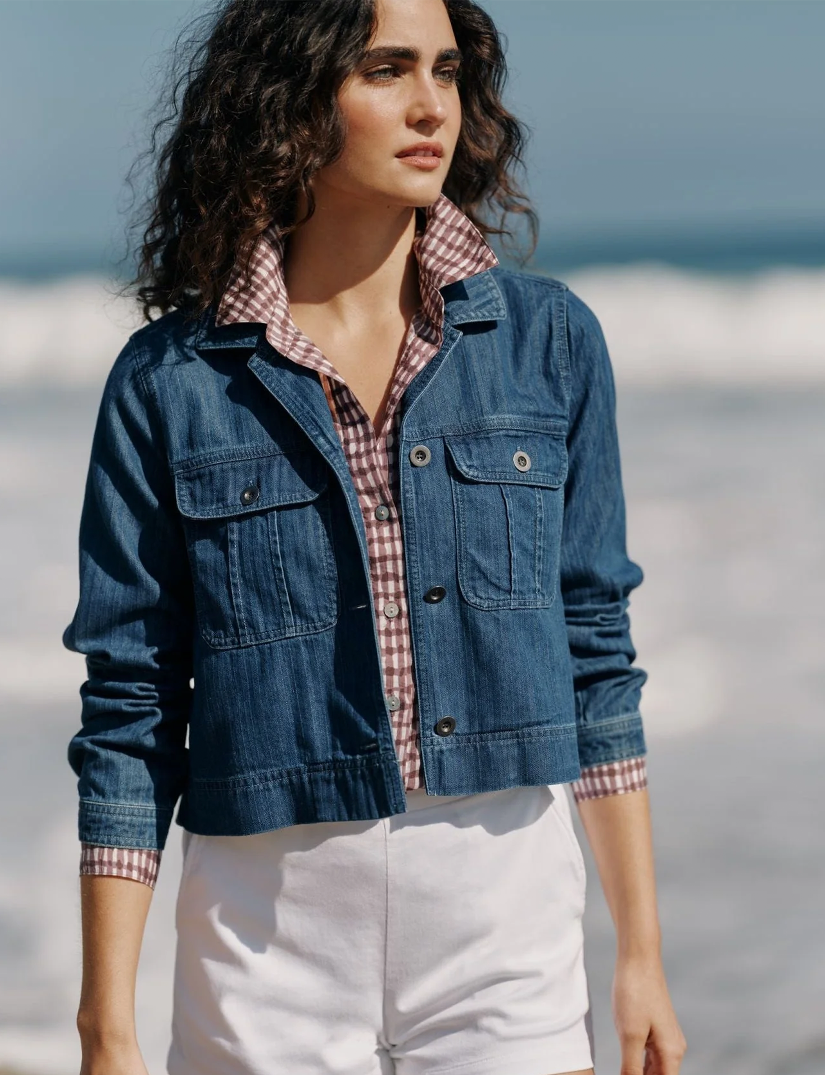 Flap Pocket Utility Jacket, Herringbone Wash