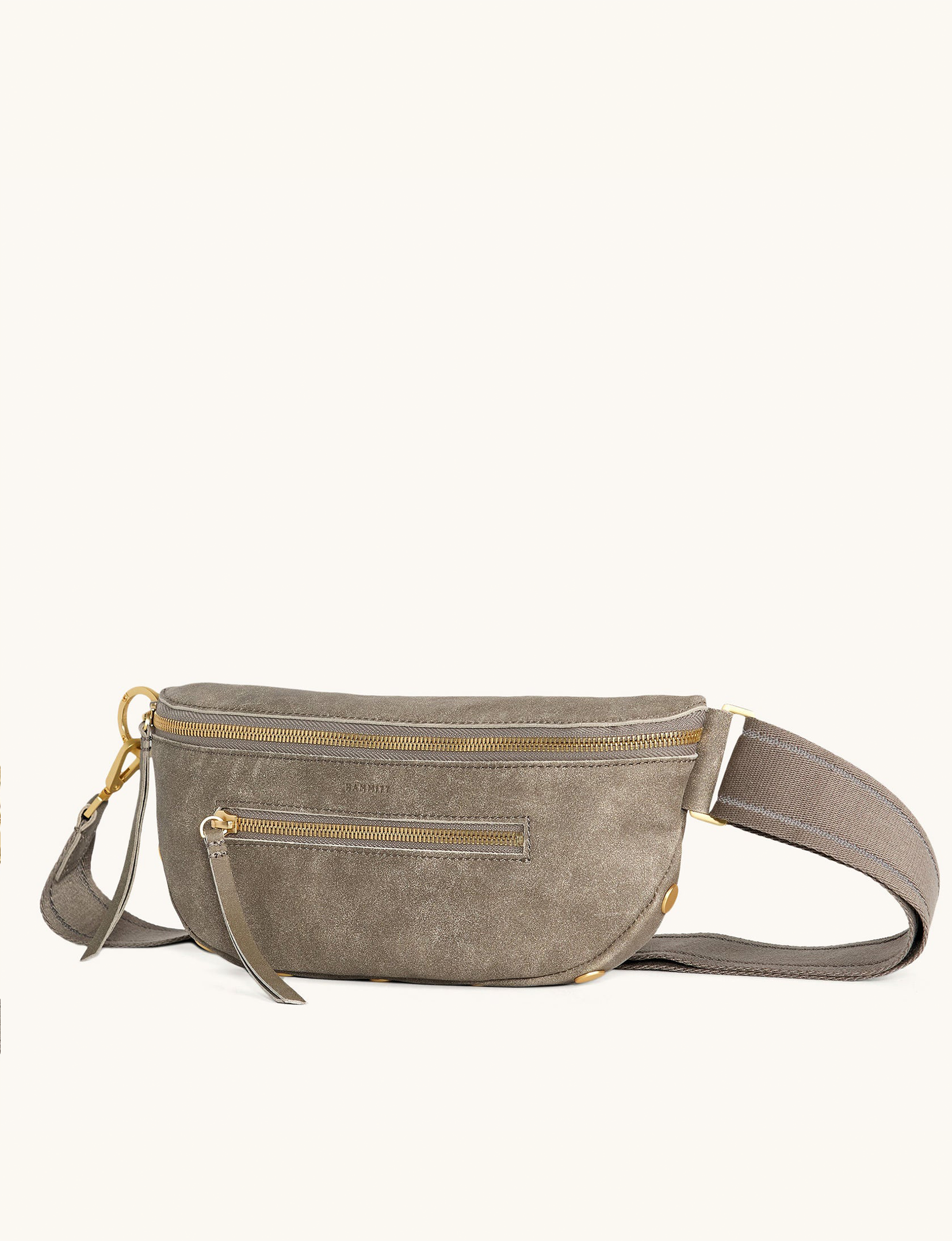 Charles Medium Crossbody, Pewter