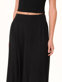 Bohemian Ruffle Skirt, Black