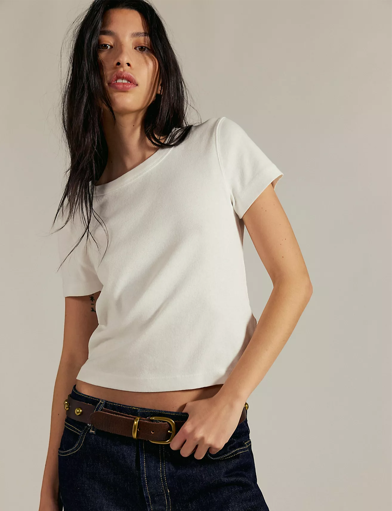 WTF Atlas Crew Tee, Clean Ivory