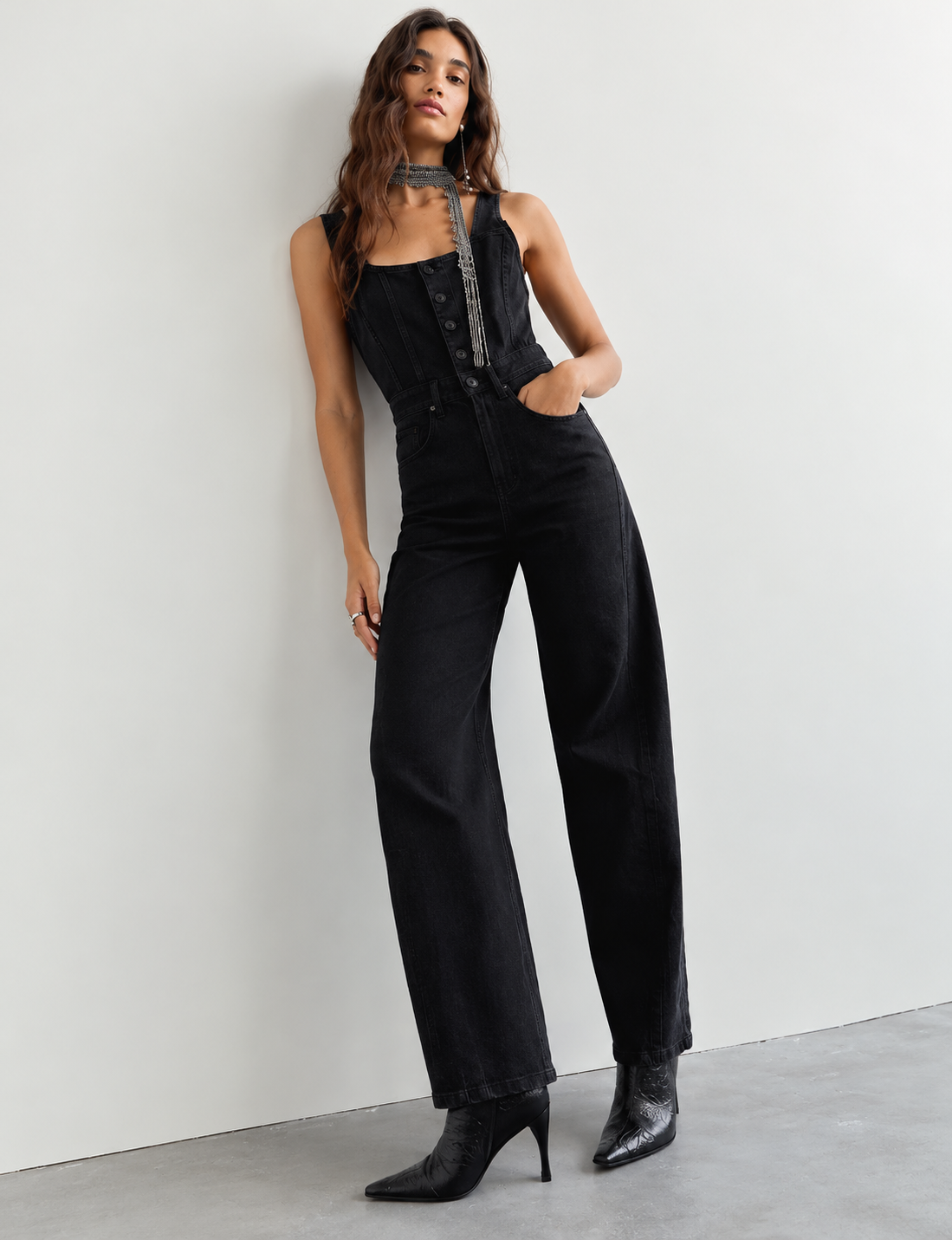 Corsica Jumpsuit, Raven