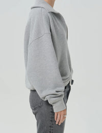 Trapeze Pullover, Heather Grey