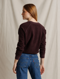 Ziggy Inside Out Sweatshirt, Cherry Lacquer