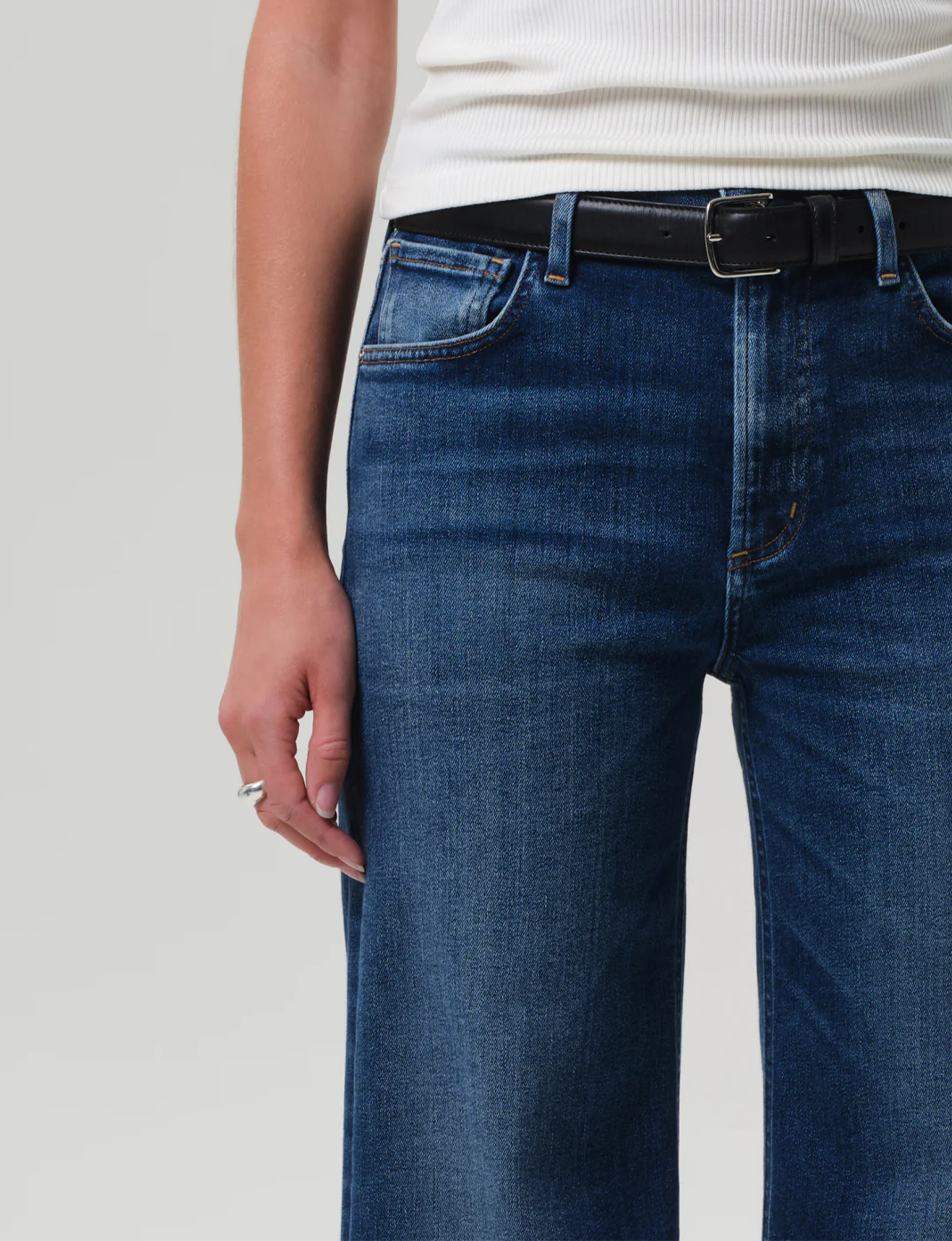 Lyra Cropped Wide Leg, Augusta