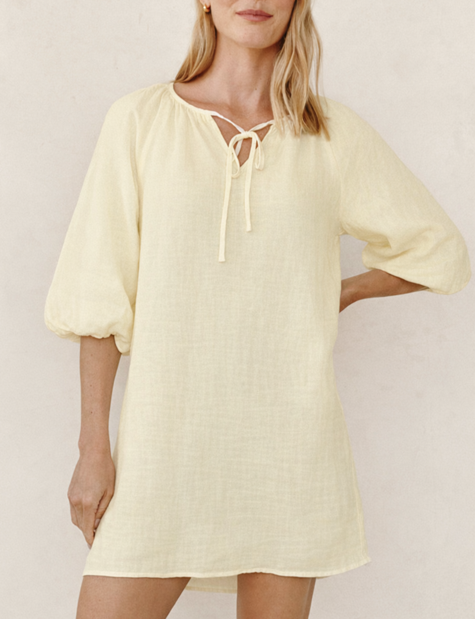 Marie Dress, Lemon Drop
