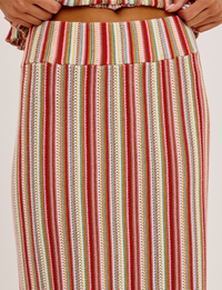 Nari Skirt, Havana Stripe