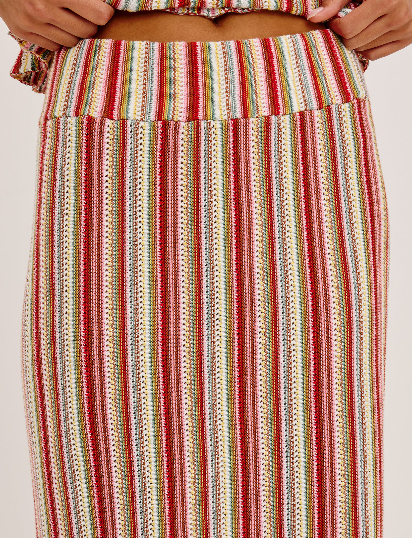 Nari Skirt, Havana Stripe