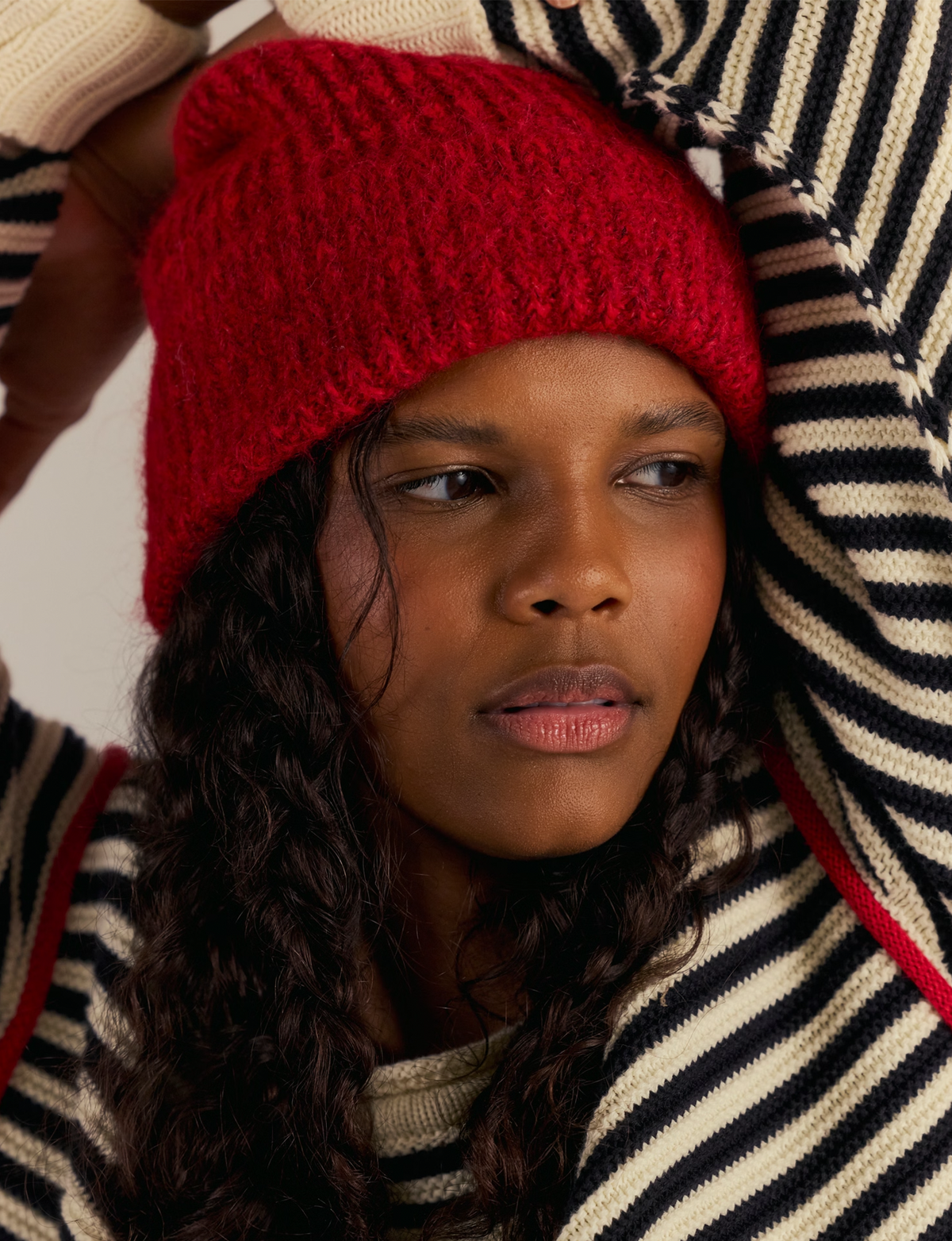 Frostline Beanie, Red