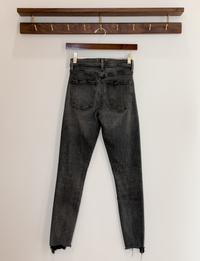 AGoldE Sophie Skinny Crop Jeans, Faded Black