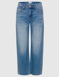 Lexi Mid Rise Bowed Jeans, Star Studded