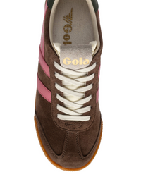 Elan Sneaker, Dark Brown/Fluro Pink/Dark Khaki