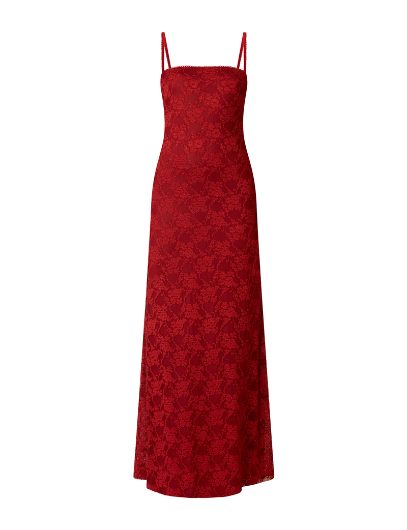 Vetiver Dress, Merlot