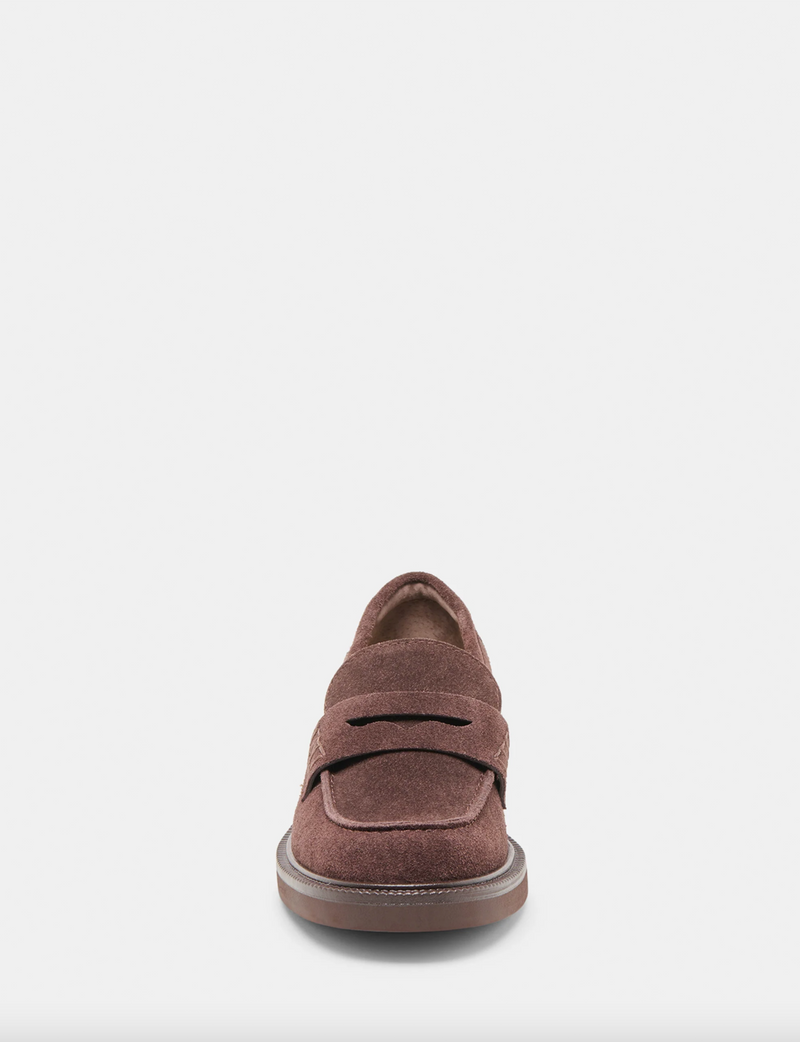 Tiggy Loafers, Mahogany Suede