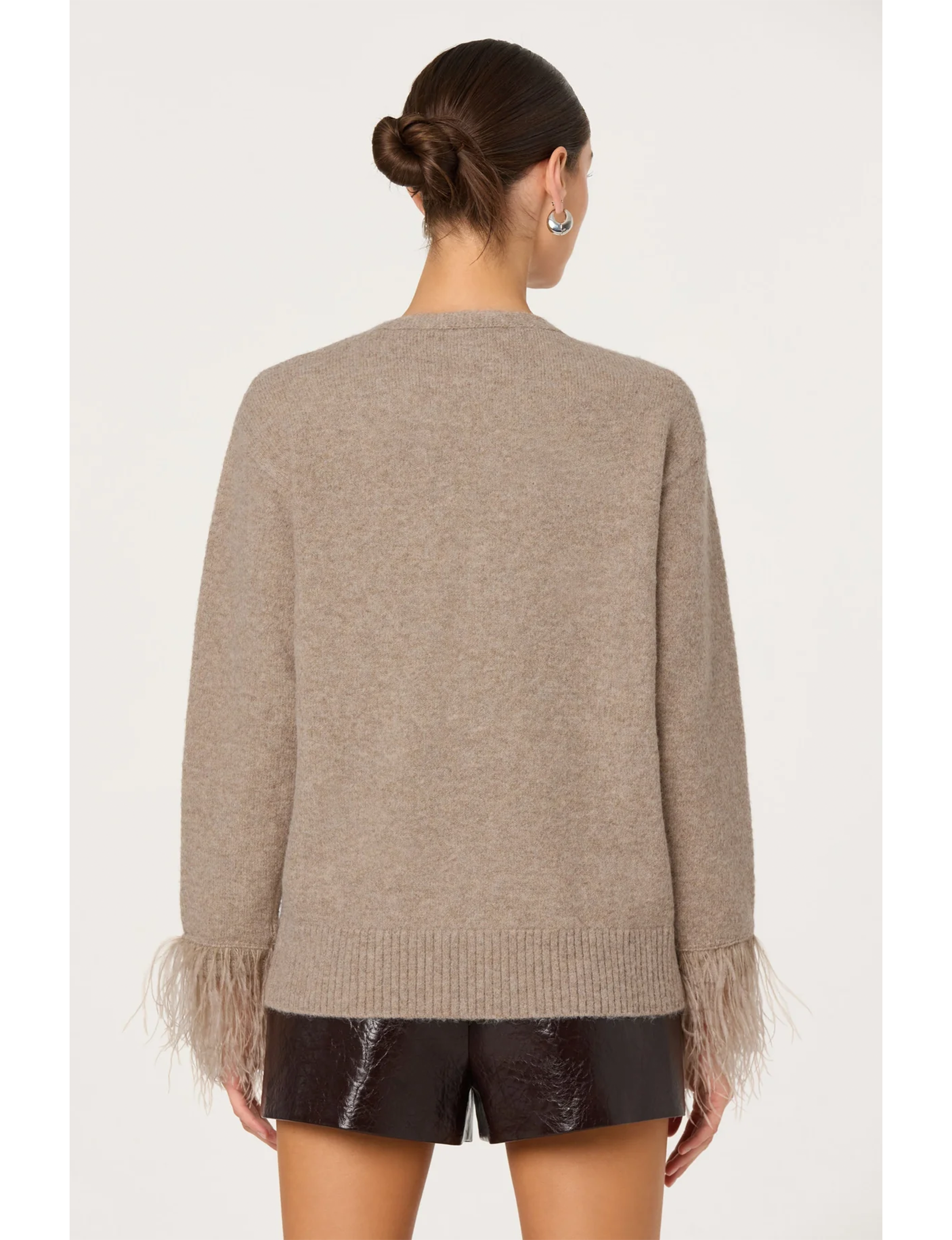 Grle Cardigan, Taupe