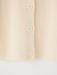 V Neck Cardigan, Ivory