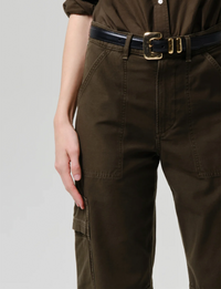 Ciela Bubble Hem Utility Pant, Moss