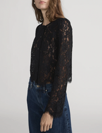 The Lace Blouse, Black