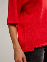 Margot Sweater Tee, Cherry Pop Melange