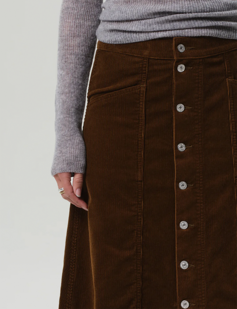 Devin A-Line Skirt, Manuka