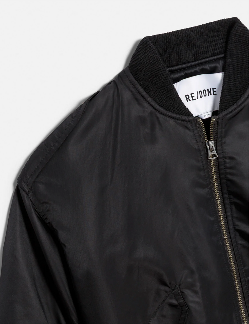 Classic Bomber Jacket, Black