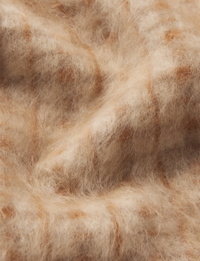 Brushed Scholar Cardi, Taupe/Multi Plaid